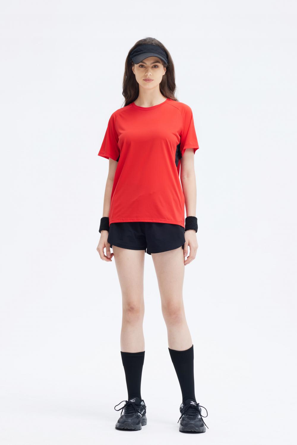 CQ9001 # Round Neck Short Sleeved T-shirt Short Sleeved Round Neck