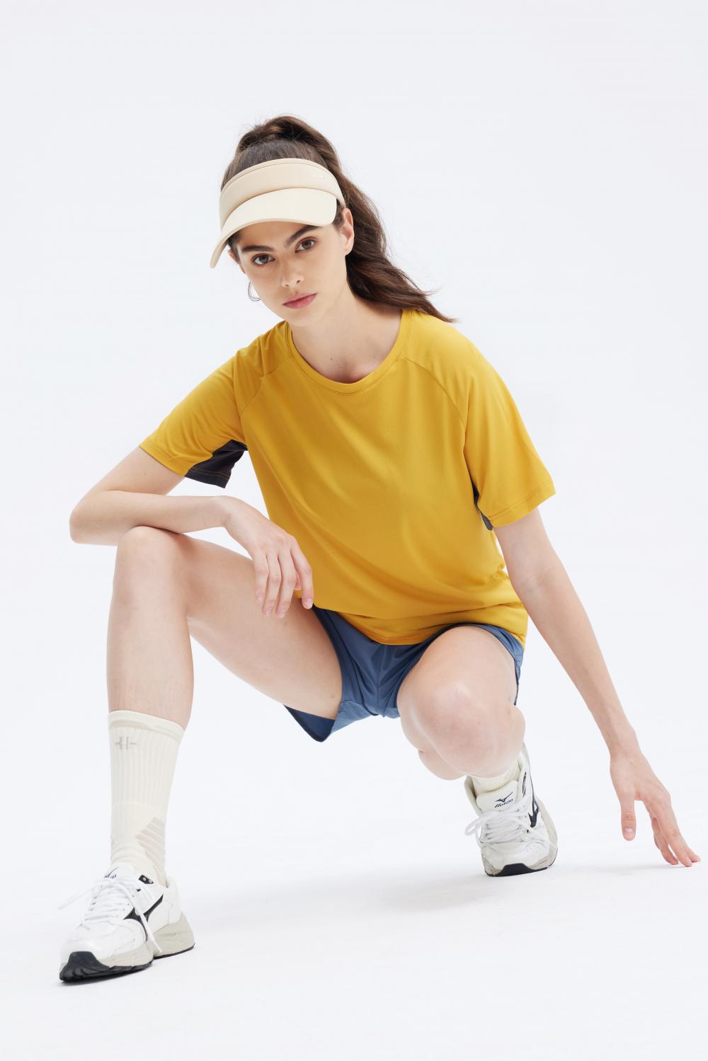 CQ9001 # Round Neck Short Sleeved T-shirt Short Sleeved Round Neck