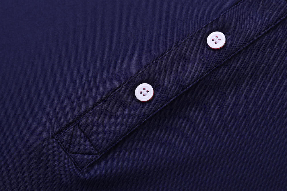 G5 # 190g 40pcs Ice Cold Silk Cotton Intermediate Color Second Level Lapel Polo Short Sleeved Lapel