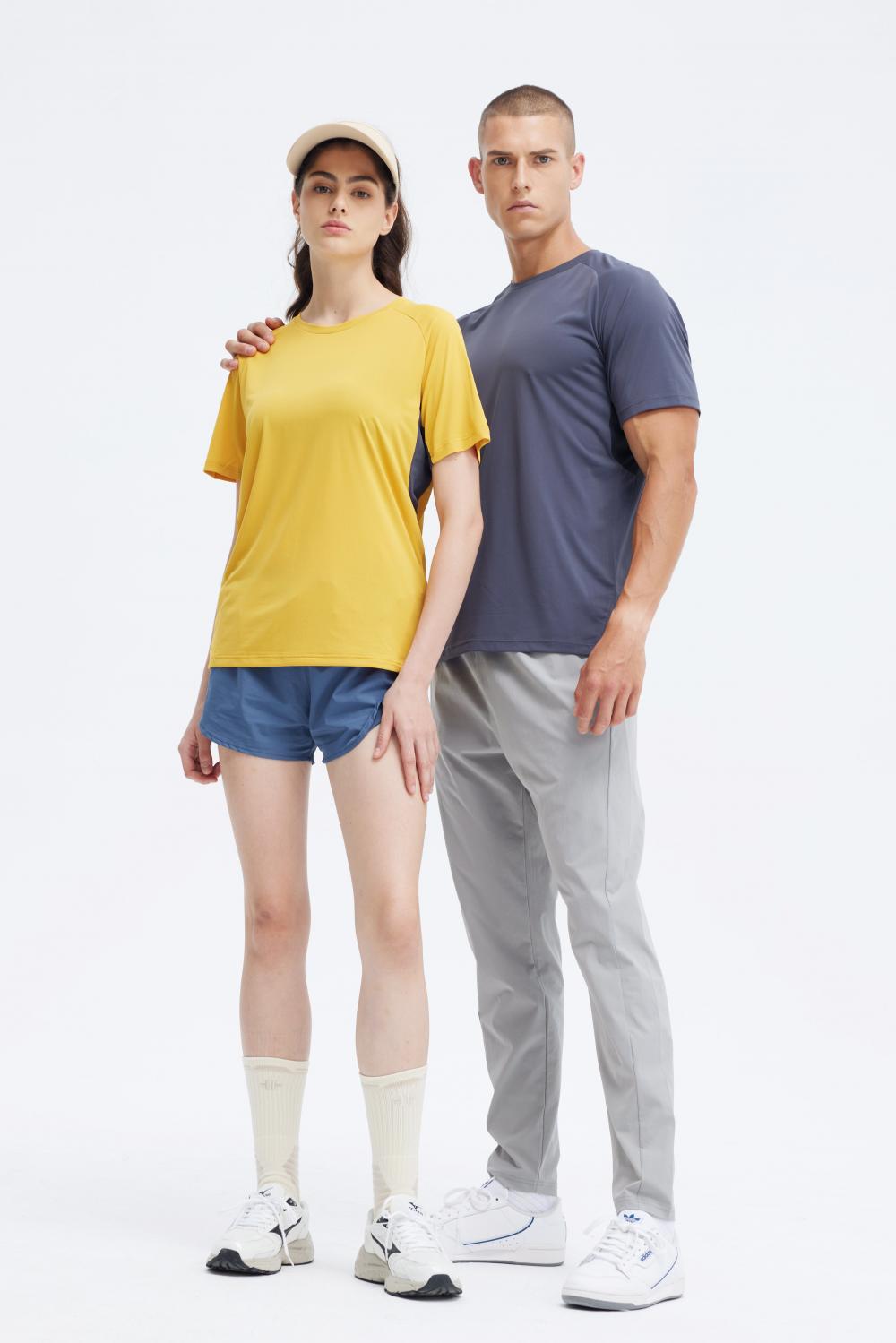 CQ9001 # Round Neck Short Sleeved T-shirt Short Sleeved Round Neck