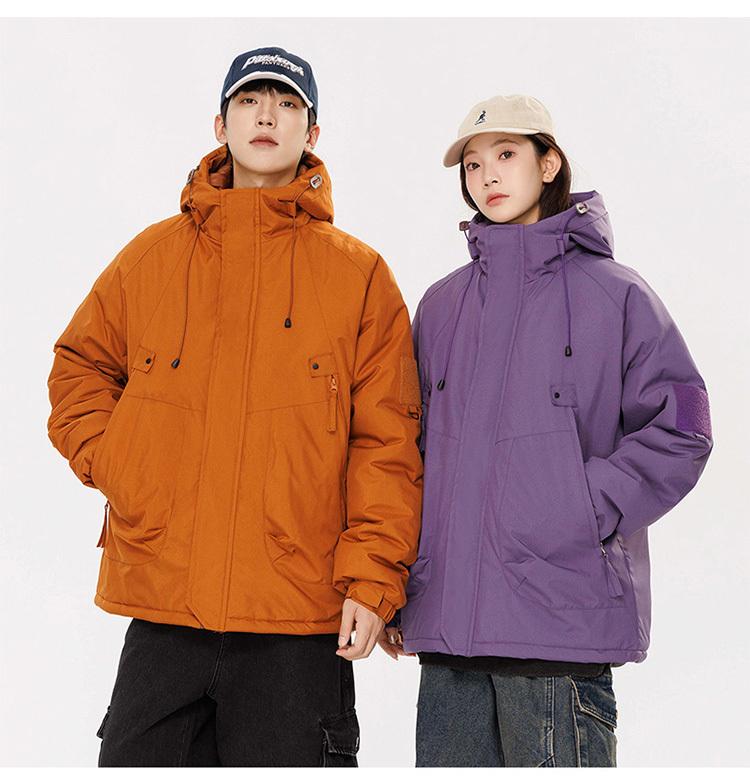 J90A - Thick Single-layer Graphene Fleece Thickened Warm Cotton Jacket