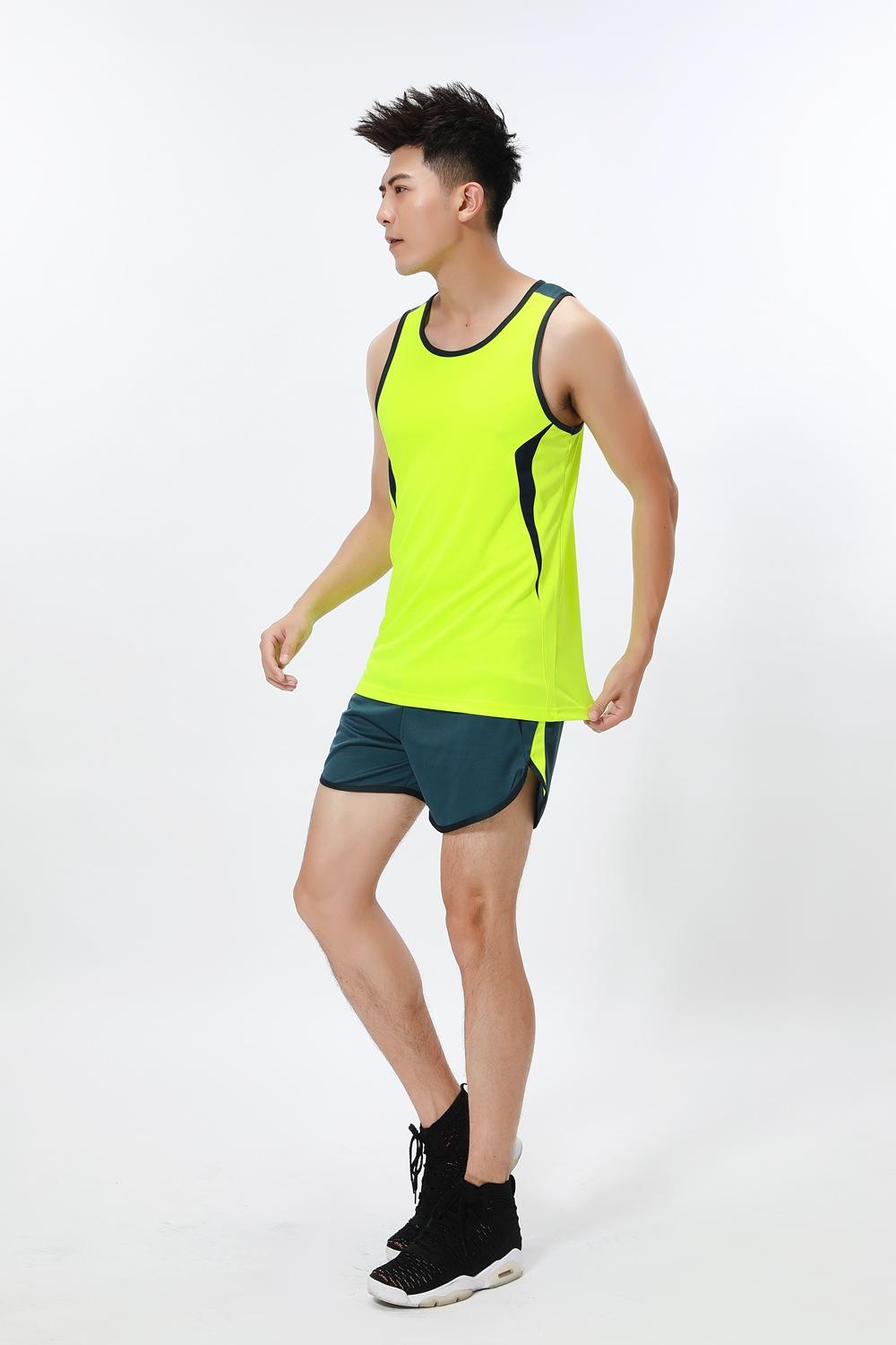 Men A3058 # Track And Field Uniform Men's Slimming