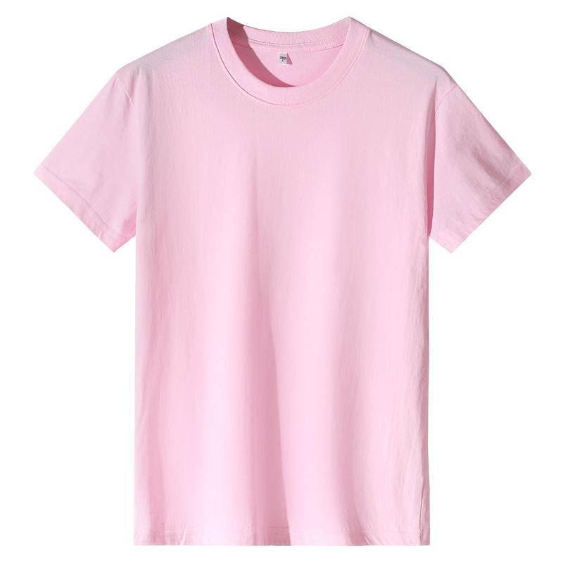 A5011-190g Regular Short Sleeved Round Neck Pure Cotton T-shirt