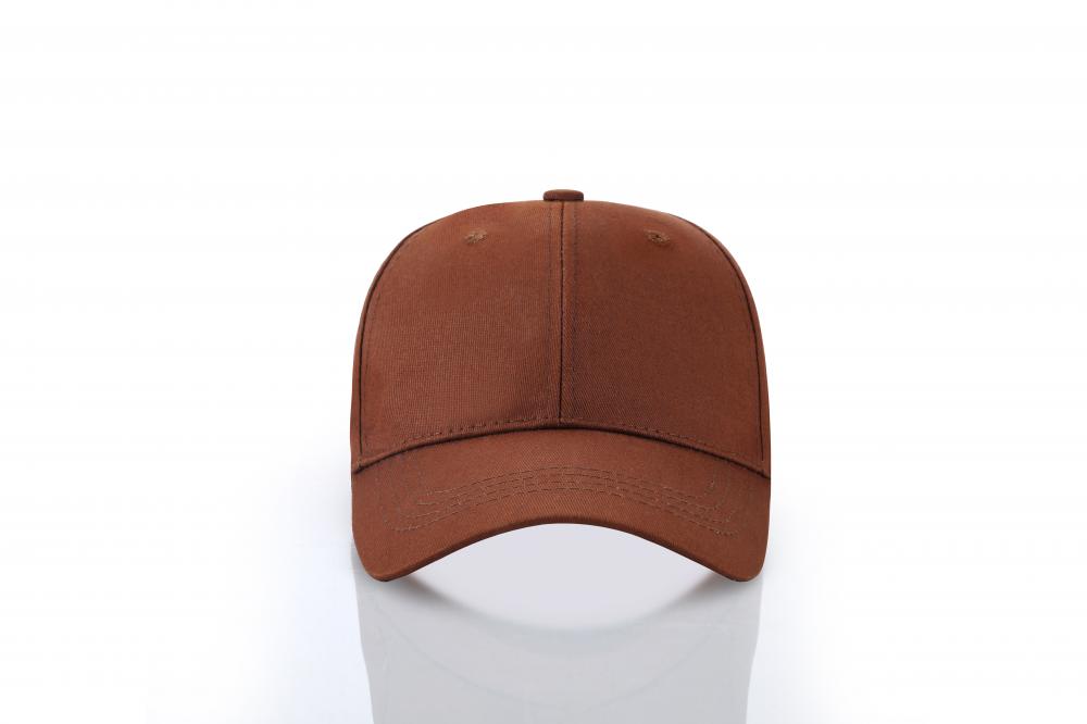 HB121 # Solid Color Baseball Cap, Metal Adjustable Buckle Six Piece Cap