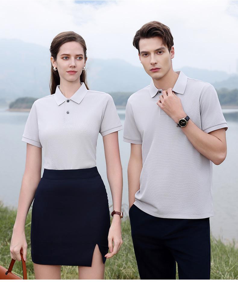 50169 # Casual Business Polo Shirt Polo Short Sleeve Collar