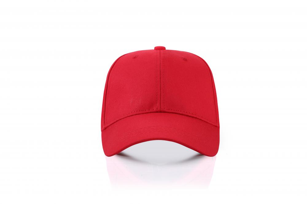 HB121 # Solid Color Baseball Cap, Metal Adjustable Buckle Six Piece Cap