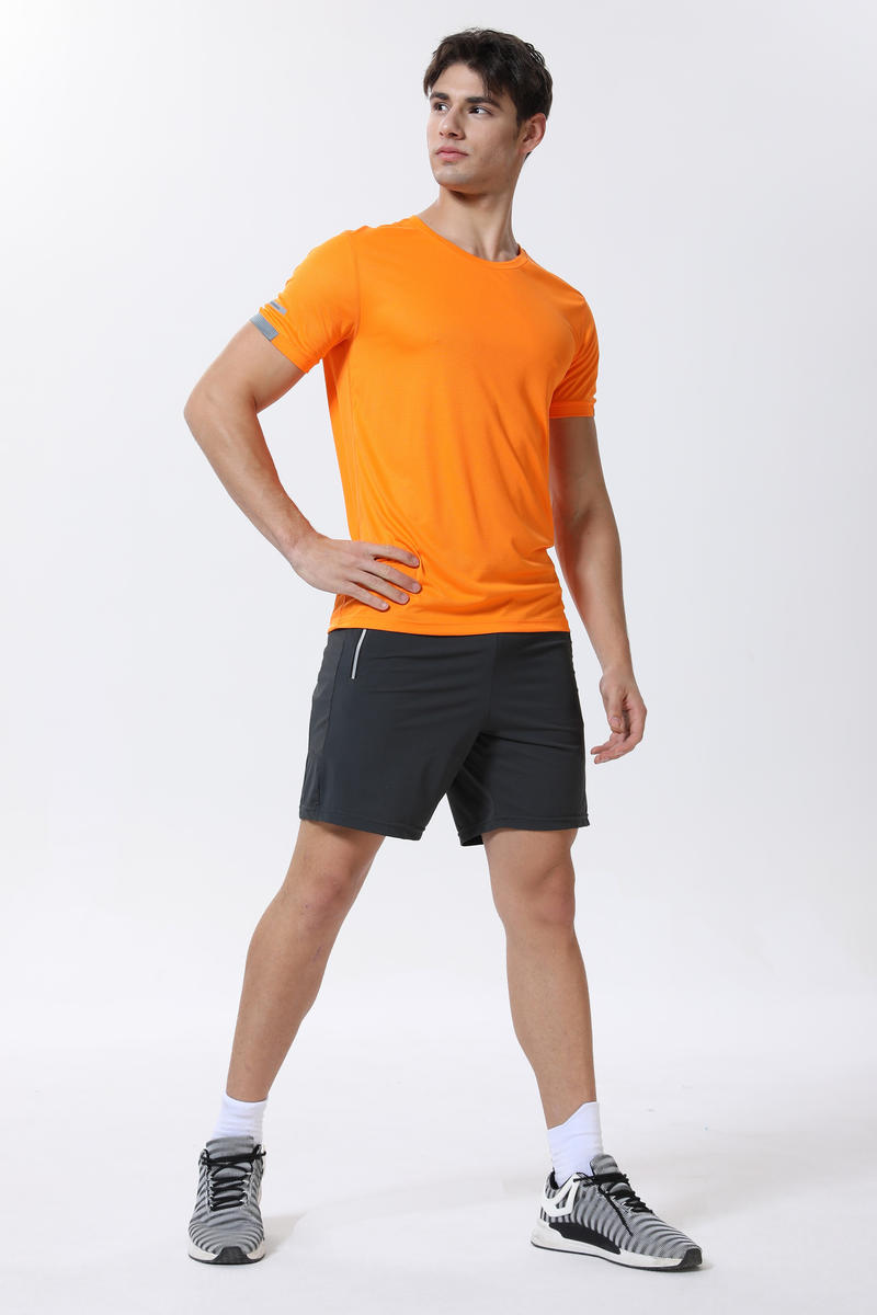 R215 # Running Short Sleeved T-shirt Short Sleeved Round Neck