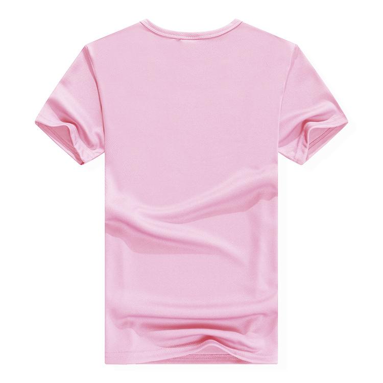 F1091 # Mesh Quick Drying T-shirt Short Sleeve Round Neck