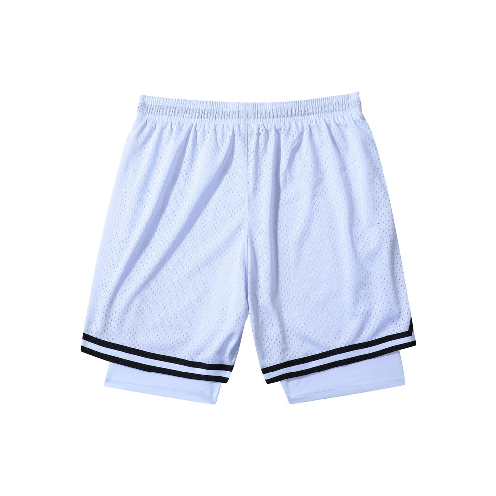 A6012 Double Layer Quick Drying Basketball Shorts Pants