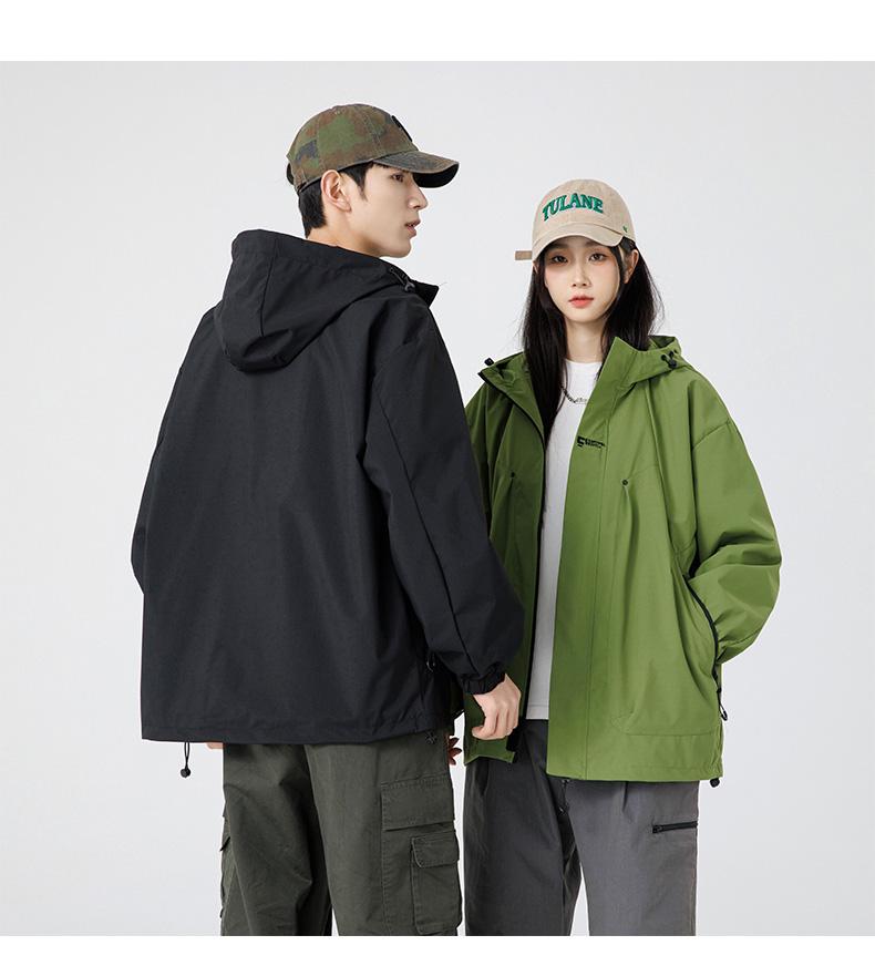 F745- Trendy Brand Thin Single-layer Windproof And Waterproof Assault Suit Thick Version