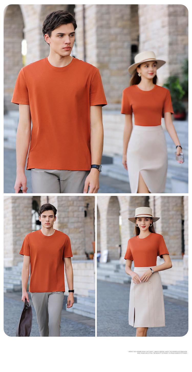 YP6818 # T-shirt Short Sleeved Round Neck