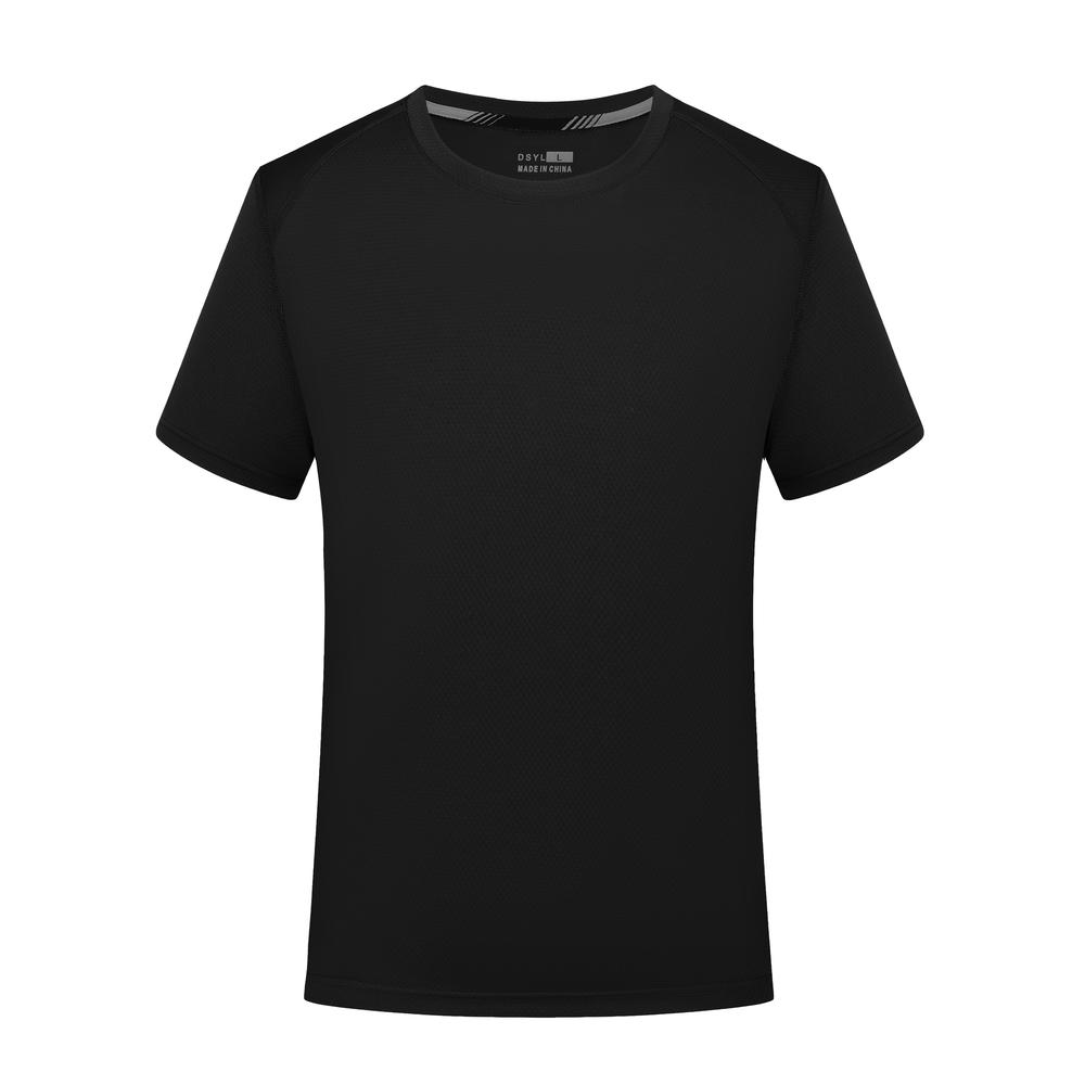 CX2918 Water Cube Round Neck T-shirt Short Sleeve Round Neck