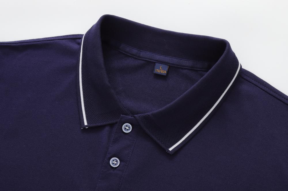 F2024-200g Combed Cotton Polo Shirt (60% Cotton, 40% Polyester) Polo Short Sleeved Collar