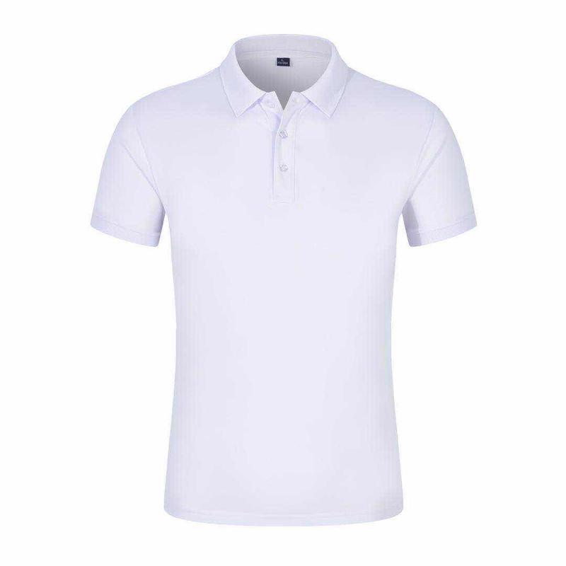 181TBB Solid Color Bead Polo Short Sleeved Lapel