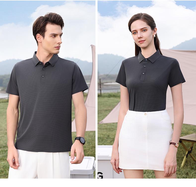 57713 # Casual Business Polo Shirt Polo Short Sleeve Collar