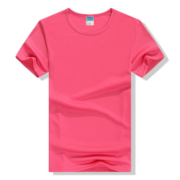 F1091 # Mesh Quick Drying T-shirt Short Sleeve Round Neck