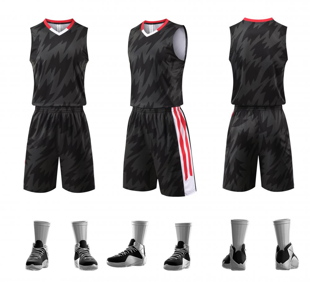 LQ235 # American Basketball Suit Set Loose Casual Edition