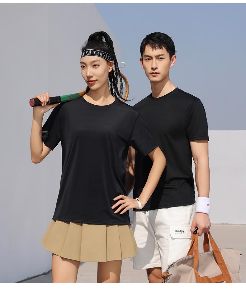 8322 Quick Drying Round Neck (nylon Ammonia Feel) 40 Pieces 170G T-shirt Short Sleeved Round Neck