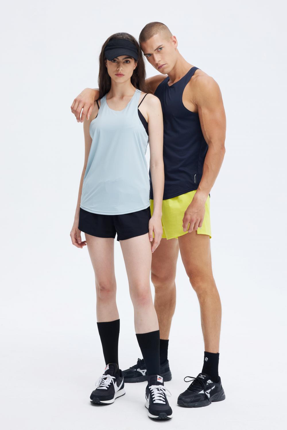 CQ9003 # Lightweight Sports Tank Top T-shirt With Sleeveless Round Neck