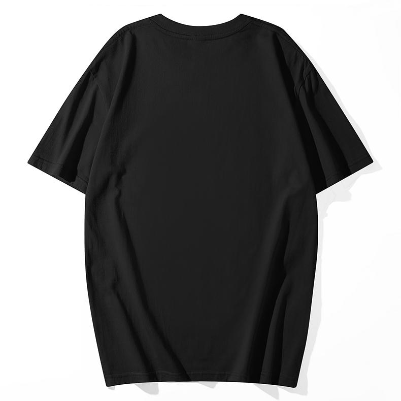 A5004-200g Regular Short Sleeved Round Neck Pure Cotton T-shirt