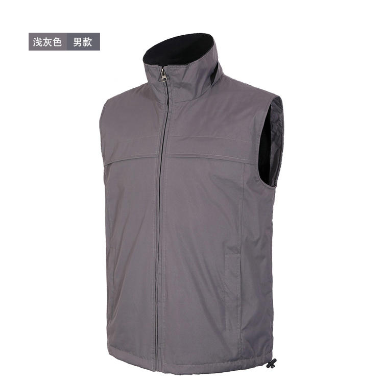 F1045 Composite Velvet Vest With Double Layered Vest