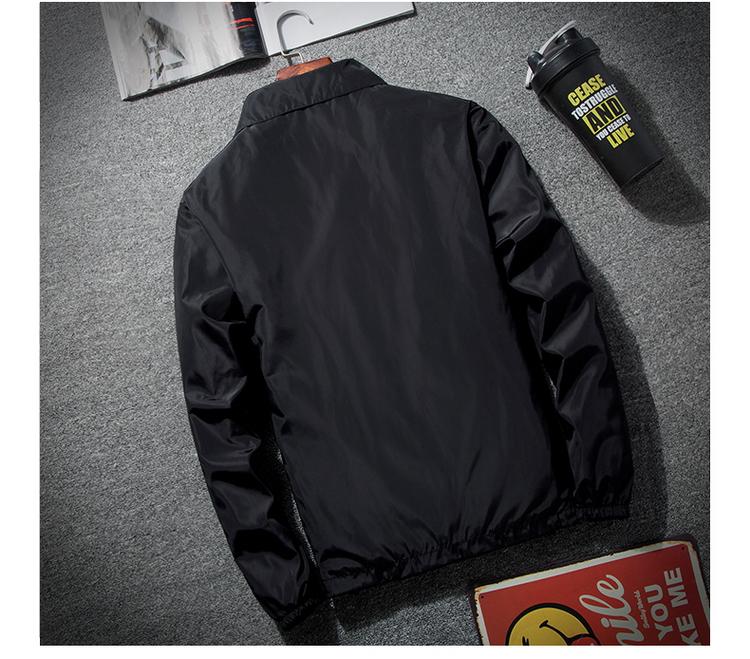 F1618 Stand Collar Single-layer Thin Spring And Autumn Windbreaker Windproof Jacket