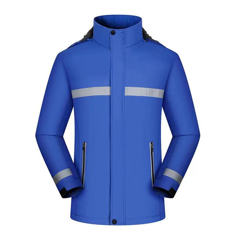 F1080 Integrated Fleece Grid With Mid Point Reflective Design, Thick Jacket