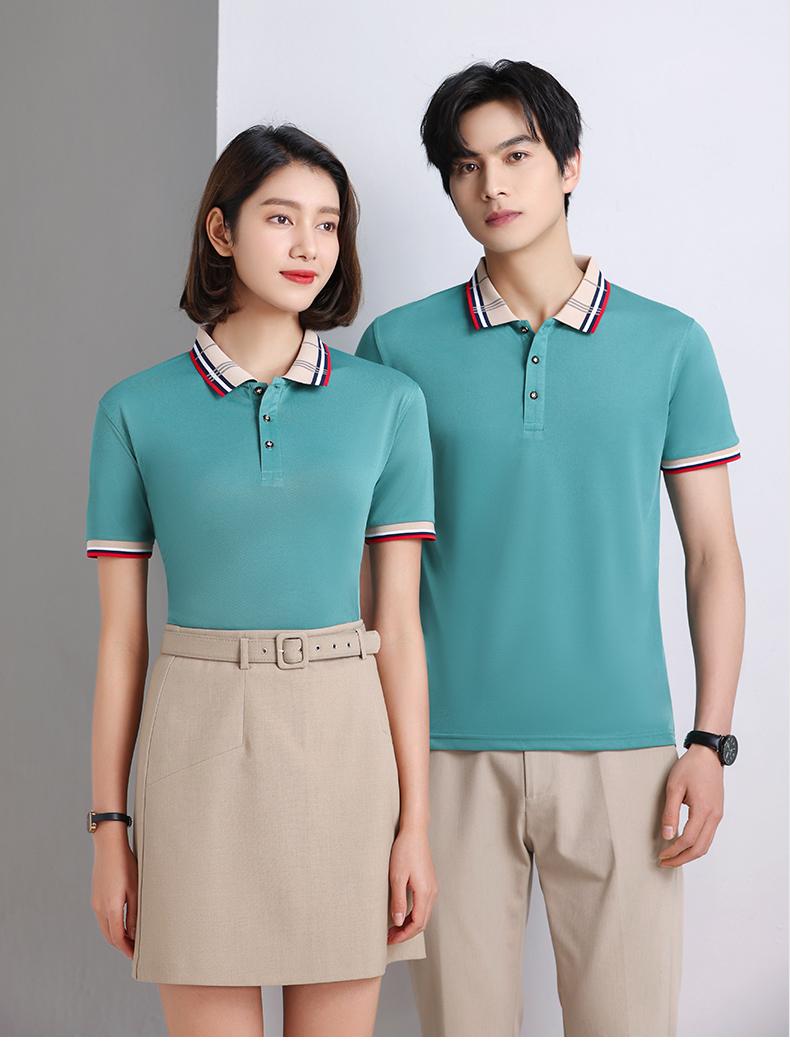 F0010 Ice Silk Collar Short Sleeve Polo Shirt Polo Short Sleeve Collar