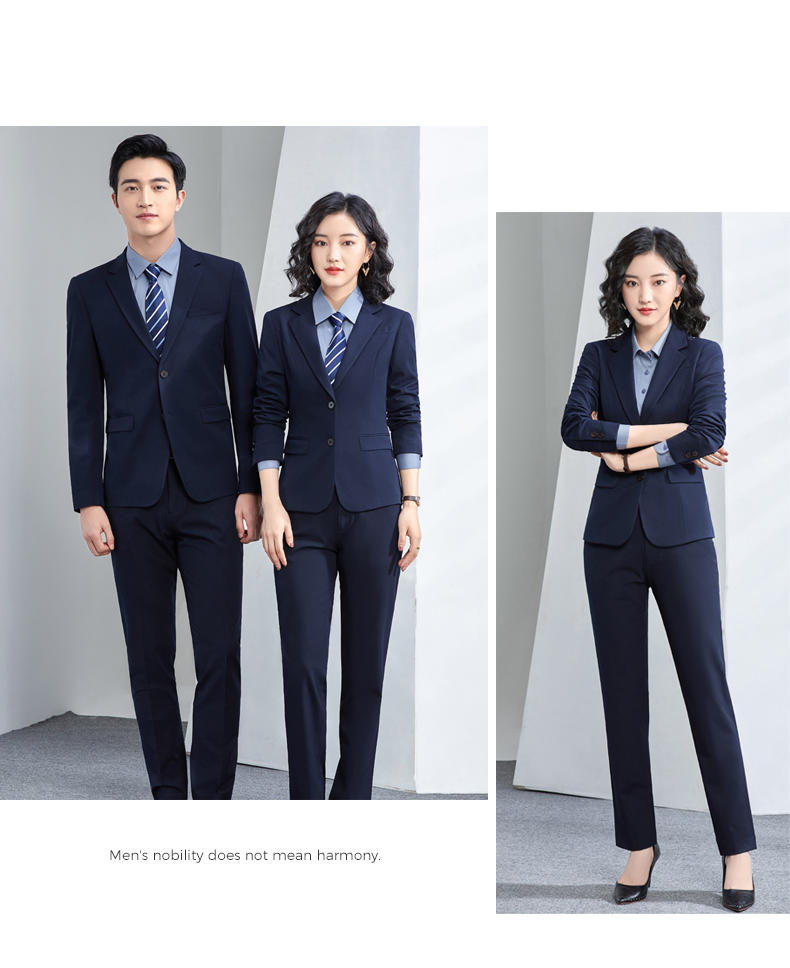 H692 # Double Button Suit/Advanced Four Sided Bounce/Men's And Women's Same Style (H Style) Suit Slim Fit Edition