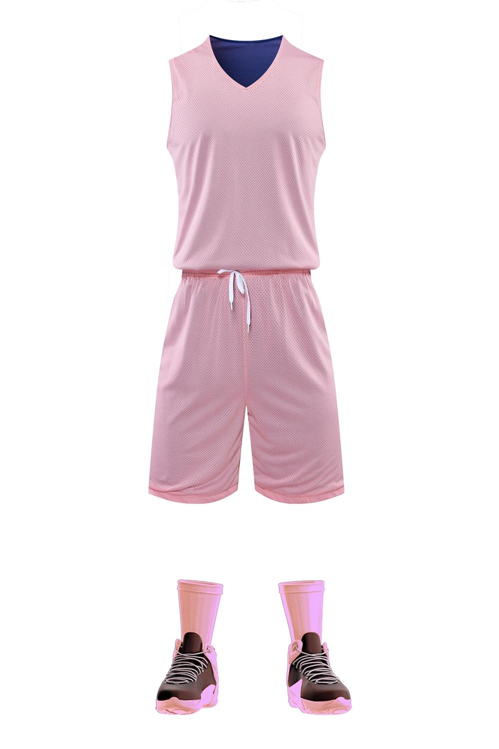 A915 # Double Sided Basketball Suit, Worn On Both Sides