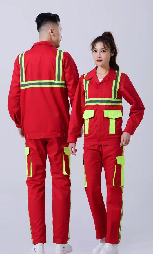 MYQP01 Summer Full Process Polyester Cotton Large Chemical Fiber Fine Twill TC65/35 5-Color Workwear Long Sleeve Workwear