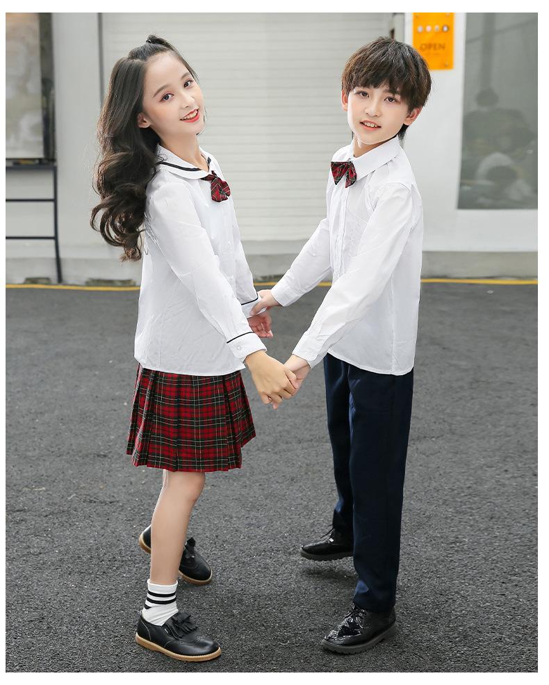 F1074 School Uniform Dress Activity Performance Set