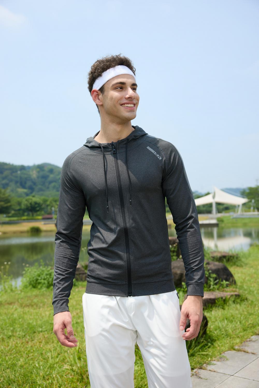 Mens S933 # Men's Running And Fitness Jacket Single Layer