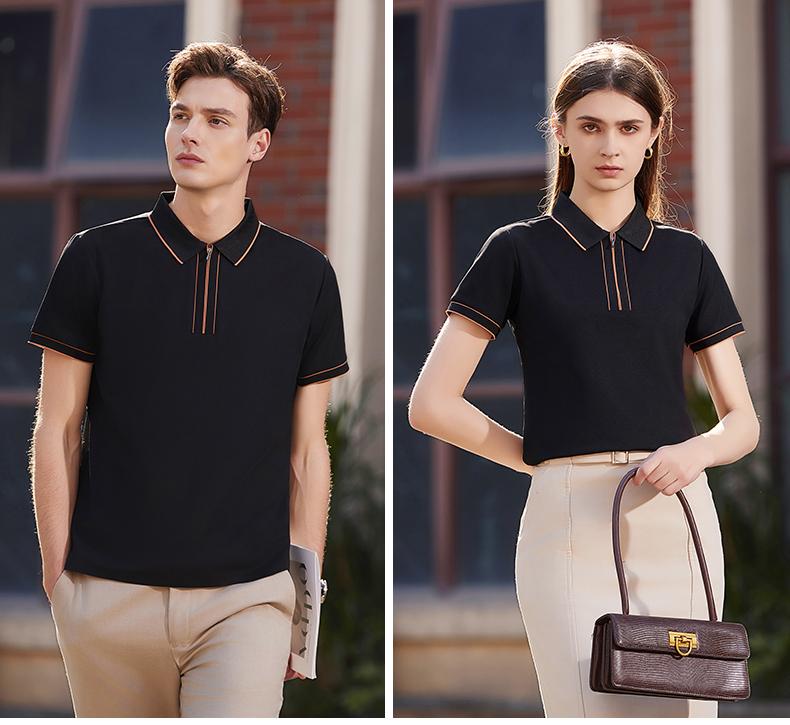 50379 # Casual Business Polo Shirt Polo Short Sleeve Collar