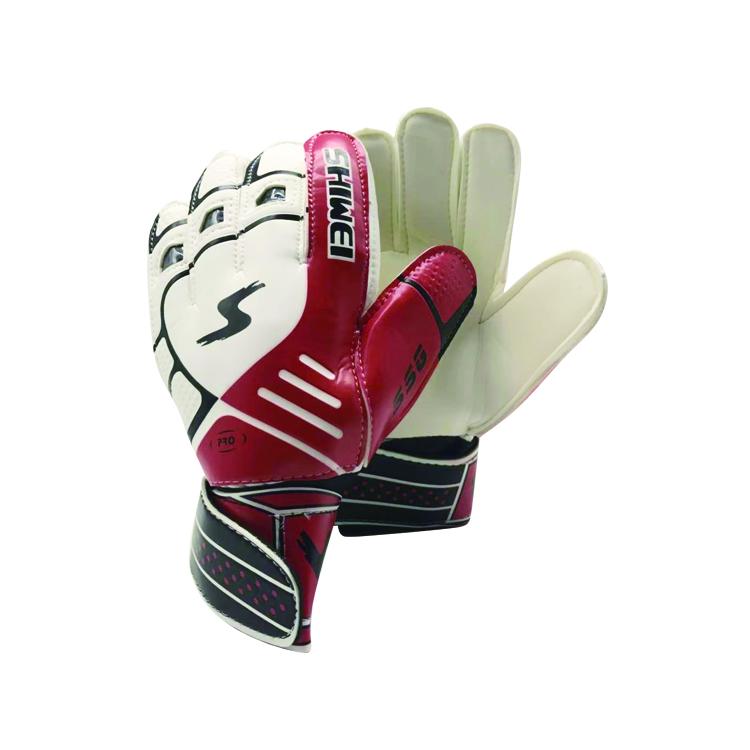 S # Finger Protection Latex Goalkeeper Gloves Goalkeeper Gloves Latex Gloves