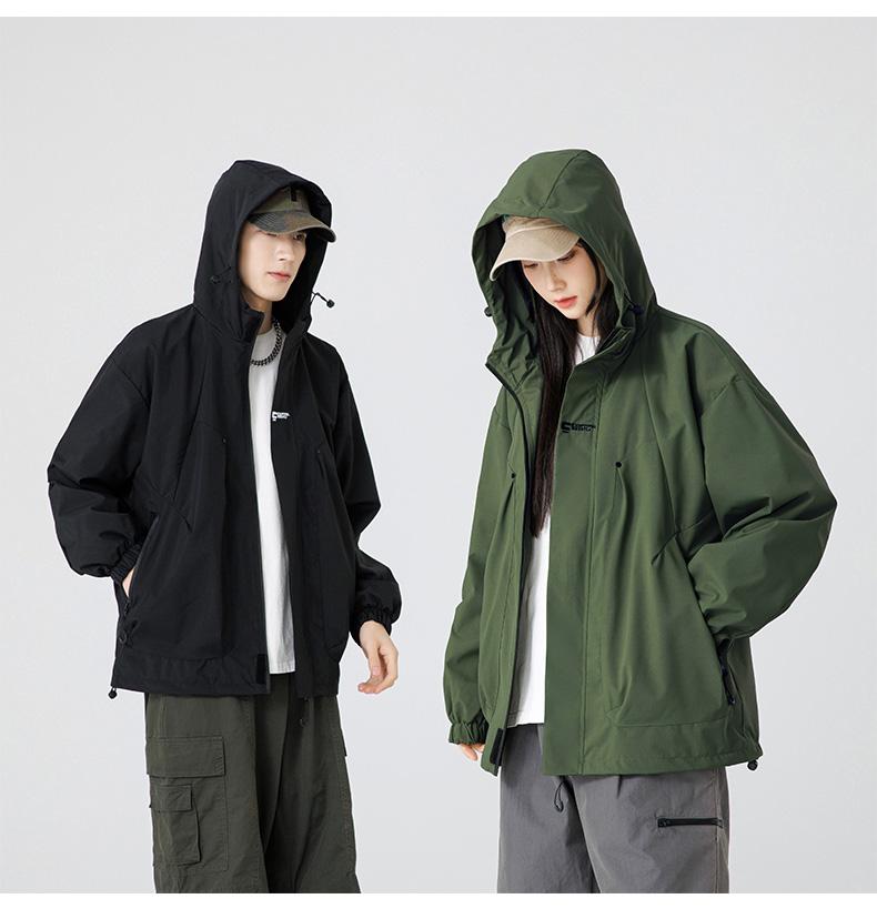 F745- Trendy Brand Thin Single-layer Windproof And Waterproof Assault Suit Thick Version