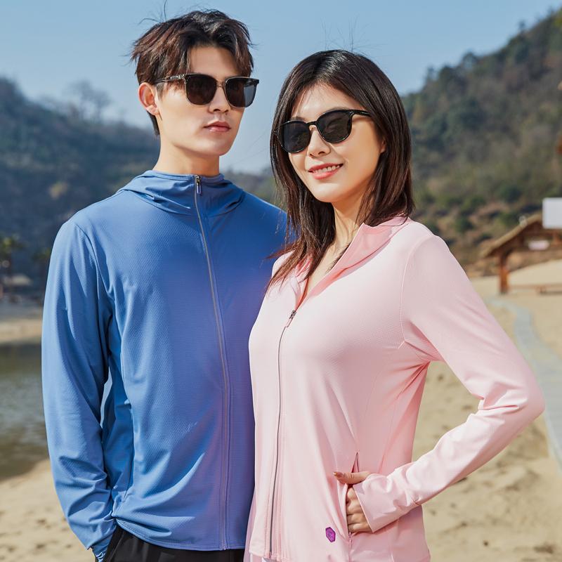 F1888 new thin breathable sun protection couple sun protection clothing jacket