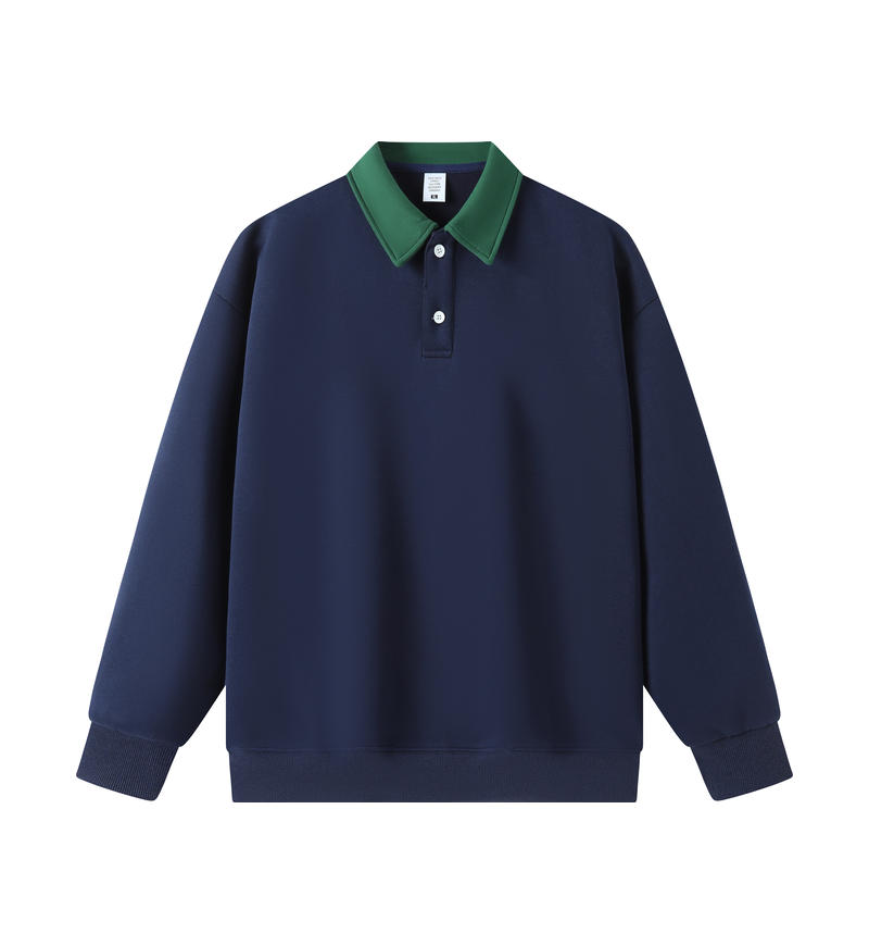 Navy blue and dark green