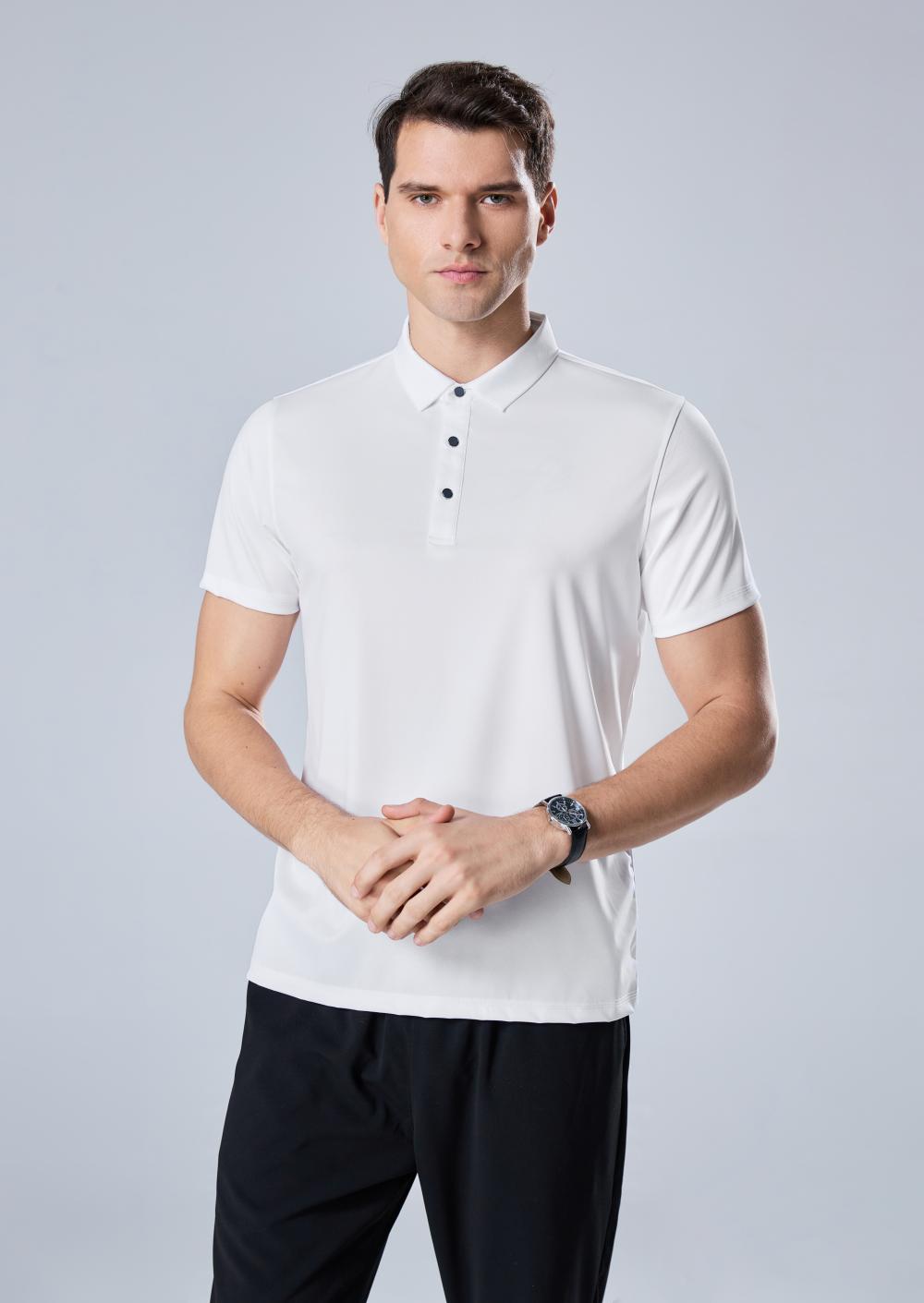 9012 Skin-feeling Nylon Solid Color POLO Shirt