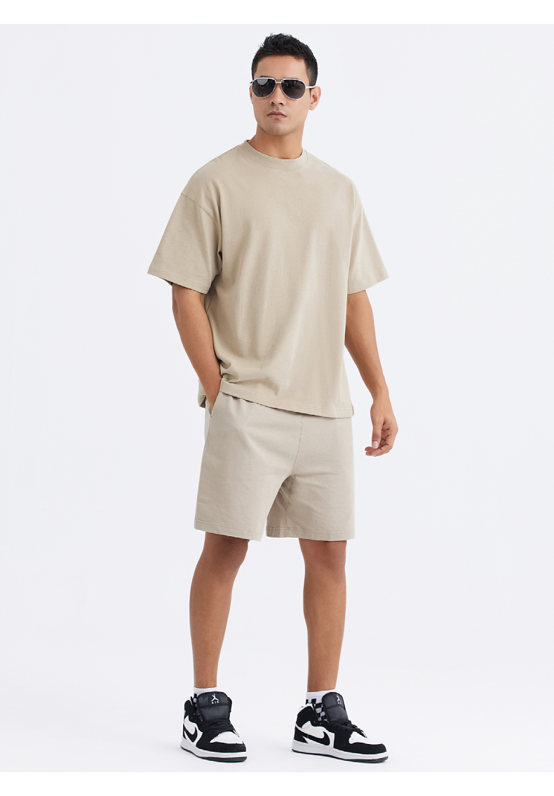 T070 300g brushed heavyweight loose fit T-shirt