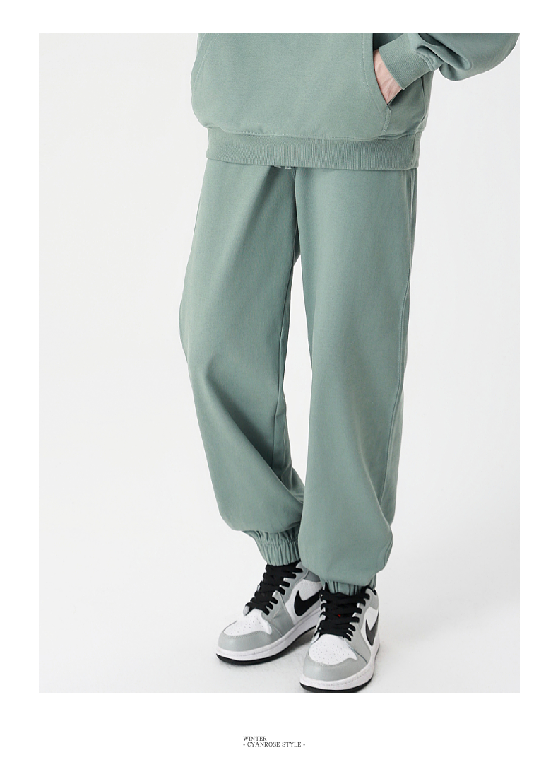 K8 330G new pure cotton terry sweatpants