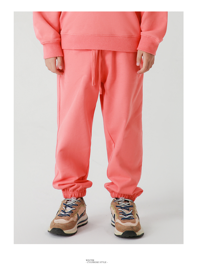 BK16 330g cotton children terry sweatpants