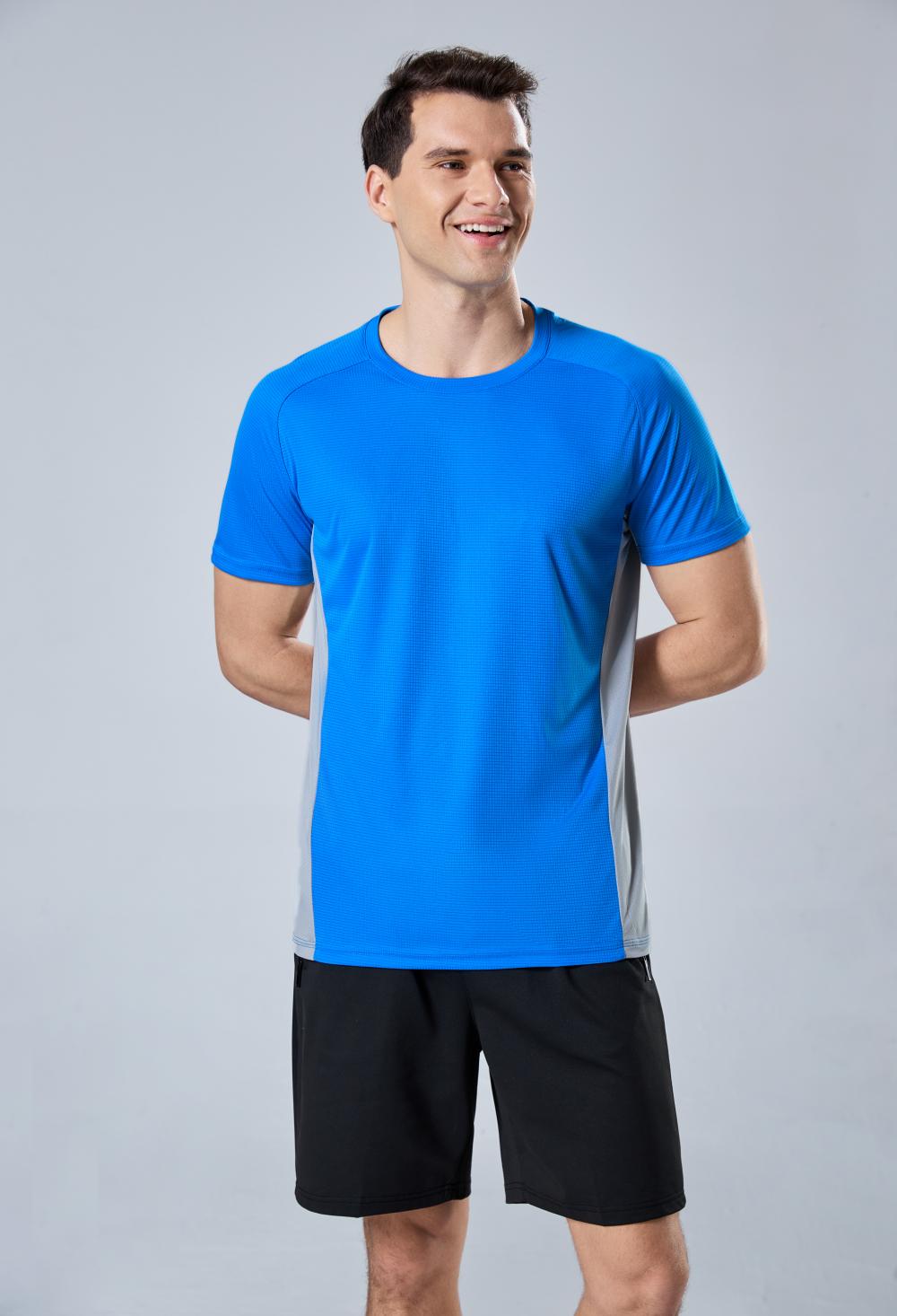 9005 Colorblock Ultralight Gingham Sports T-shirt