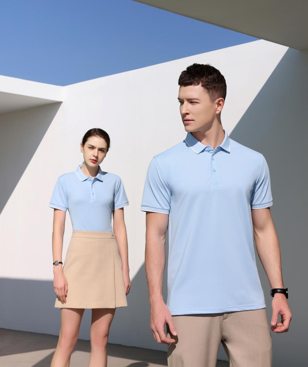 ZZ316H New White Edge POLO Shirt (Transit Warehouse Pickup Needs to be the Next Day)