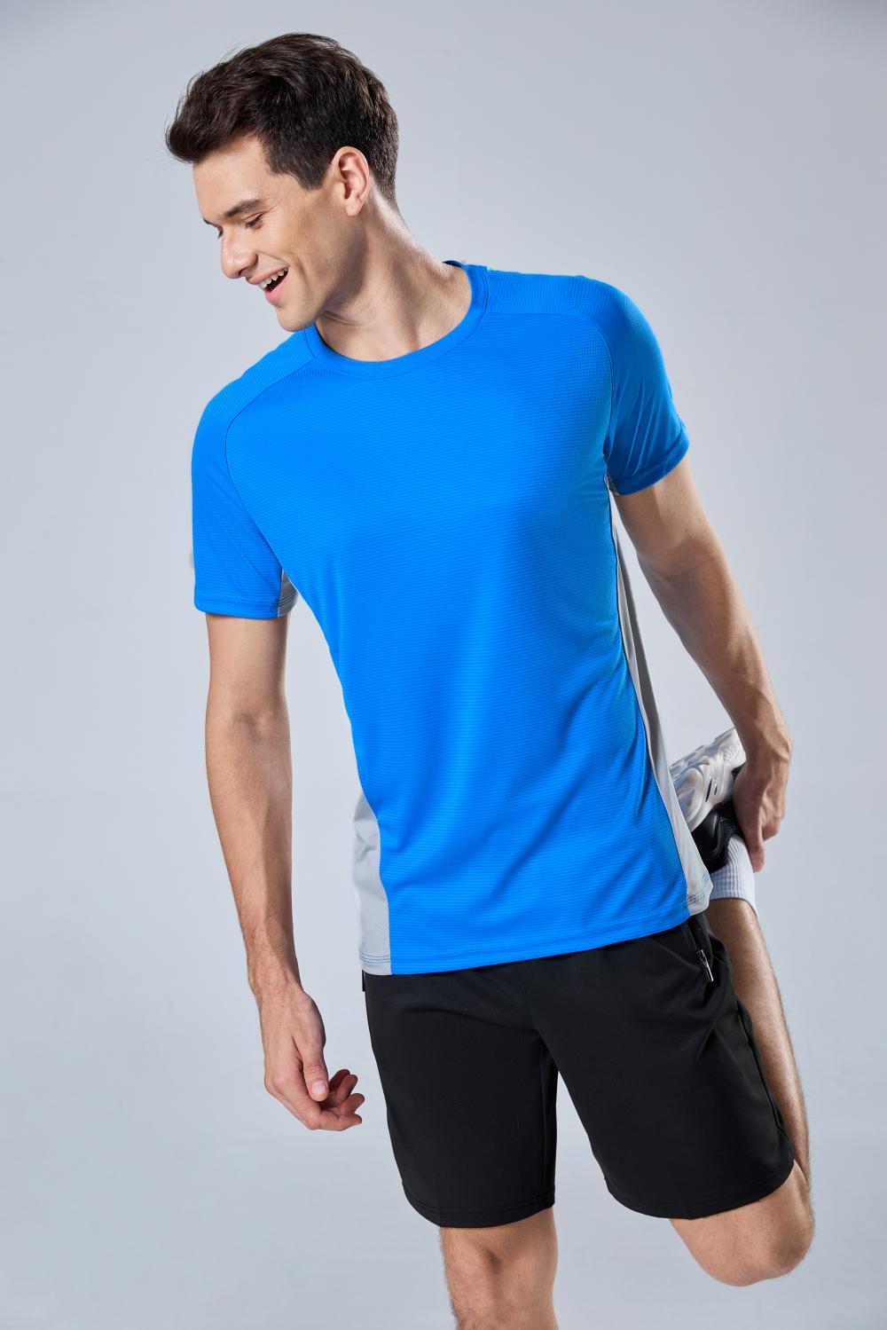 9005 Colorblock Ultralight Gingham Sports T-shirt