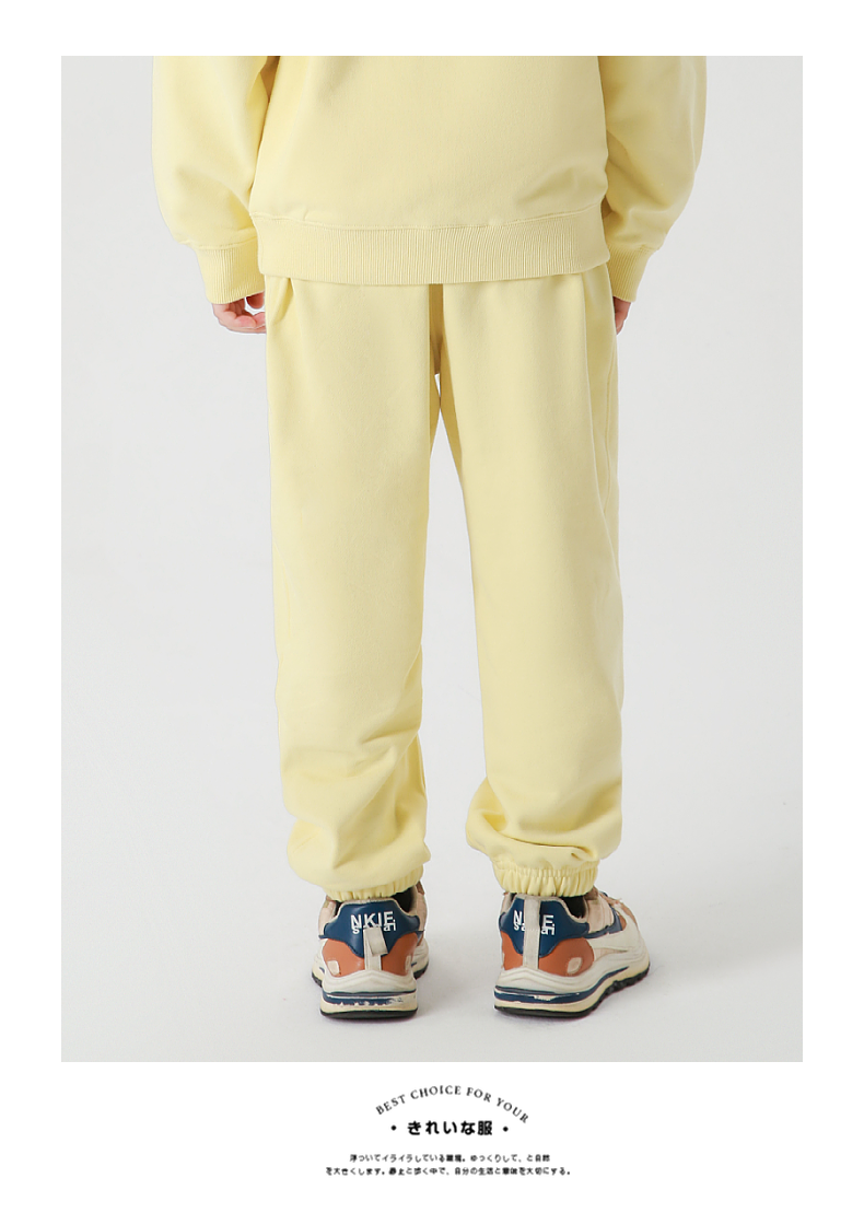 BK16 330g cotton children terry sweatpants