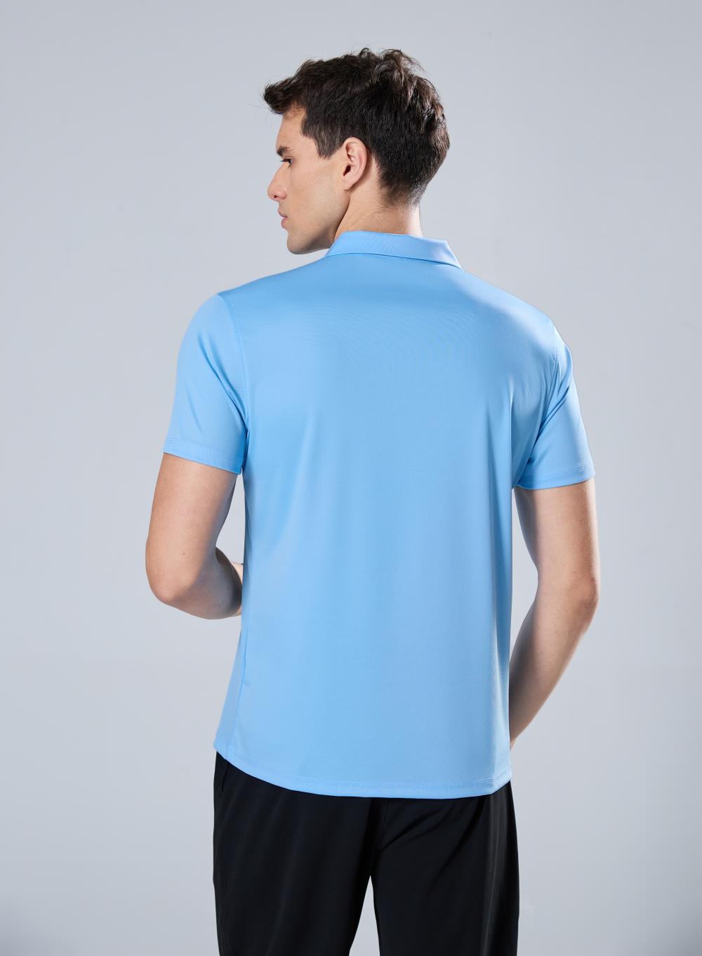 9012 Skin-feeling Nylon Solid Color POLO Shirt