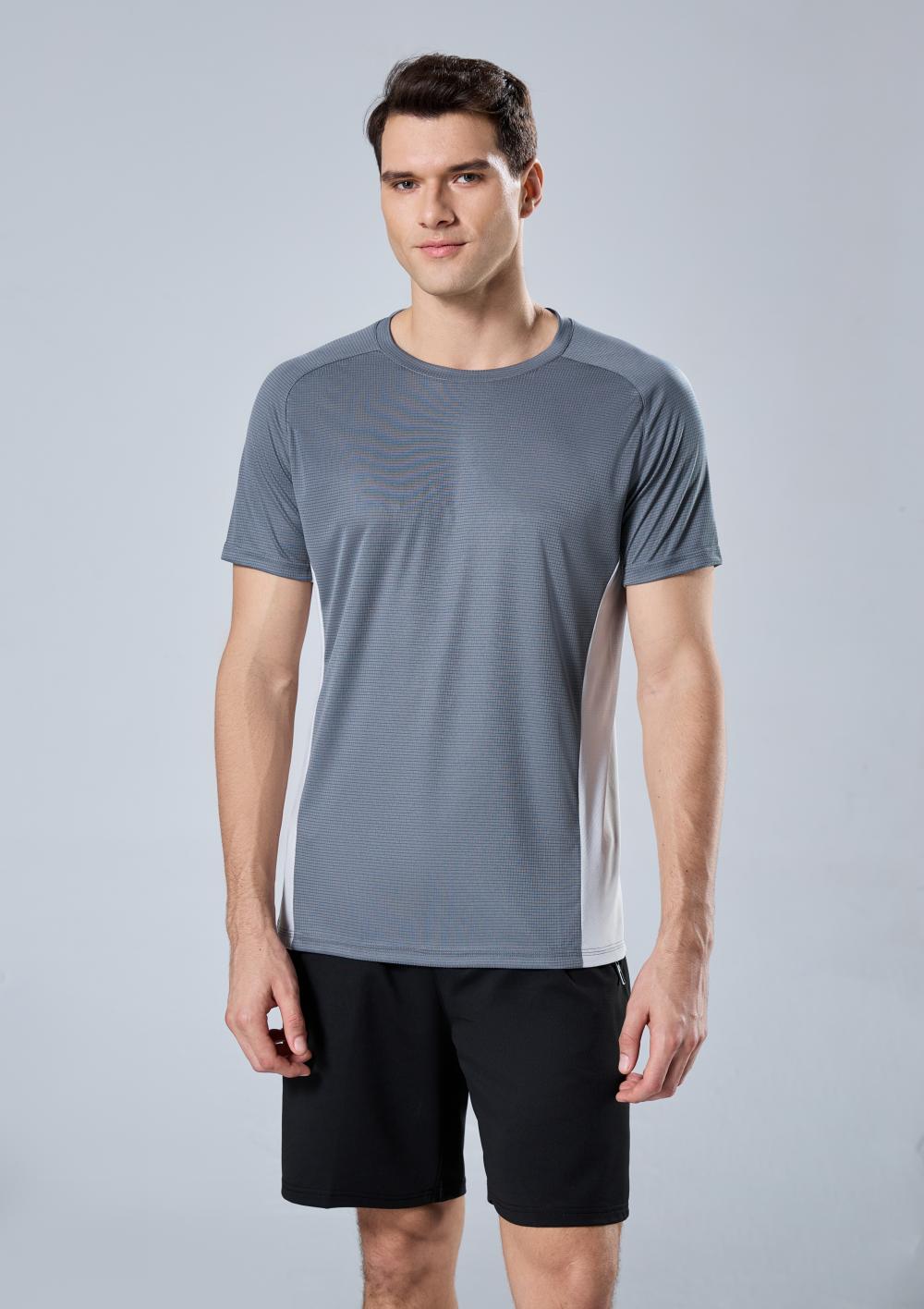 9005 Colorblock Ultralight Gingham Sports T-shirt