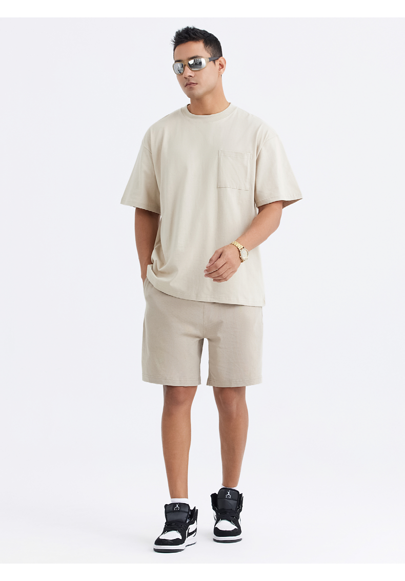 T037 Heavy Pocket Wide Short Sleeve T-Shirt