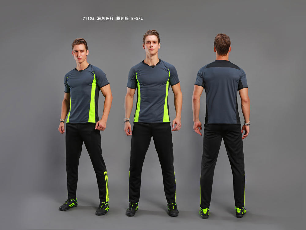 7110 dark grey shirt 8110 light grey shirt 8710 black pants referee uniform